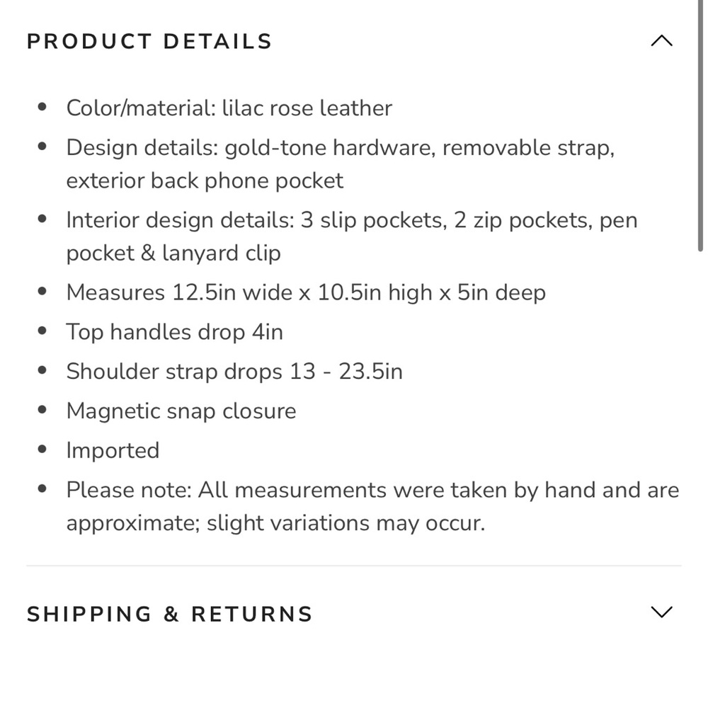 Heidi Hobo Satchel in Polished Leather Lilac Rose - Picture 8 of 8